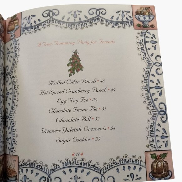 Wendy Wegner Christmas A Time For Friends Book Party Gift - Picture 6 of 9